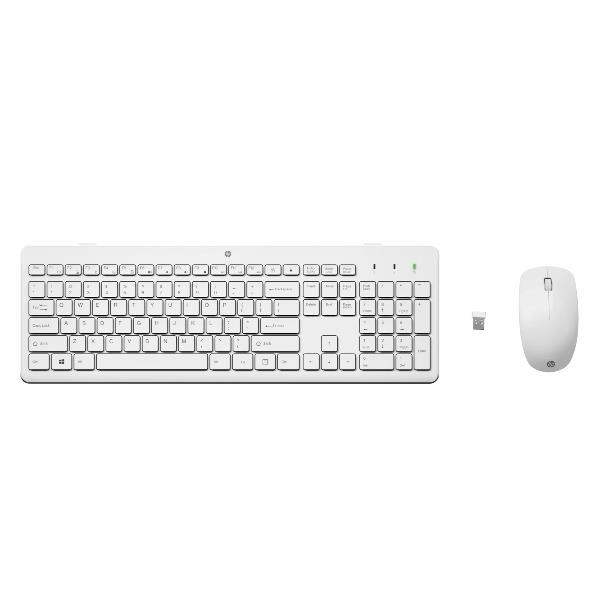 HP 230 TASTIERA E MOUSE WIRELESS OTTICO 1.600 …